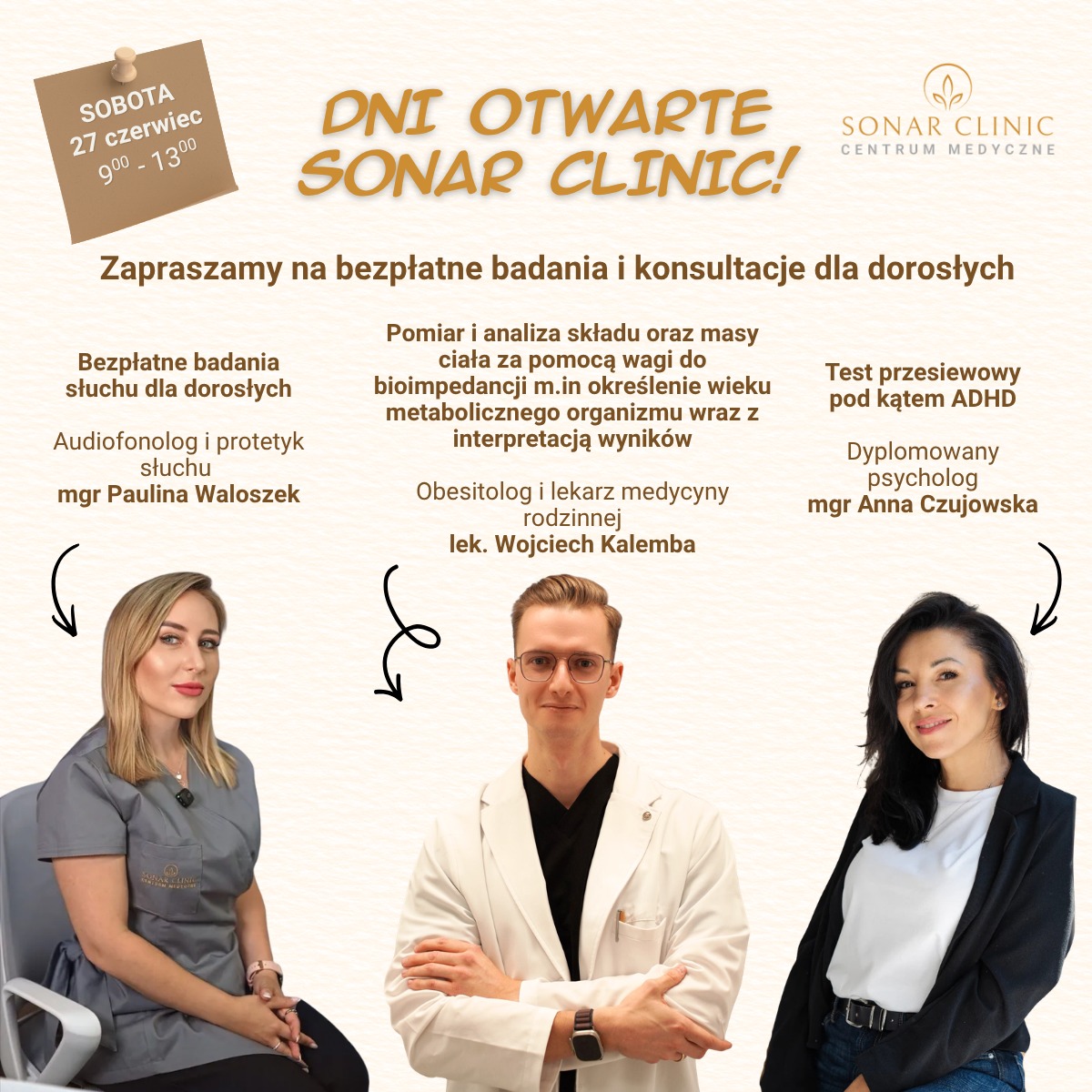 Dni Otwarte Sonar Clinic — 27 czerwca 2026