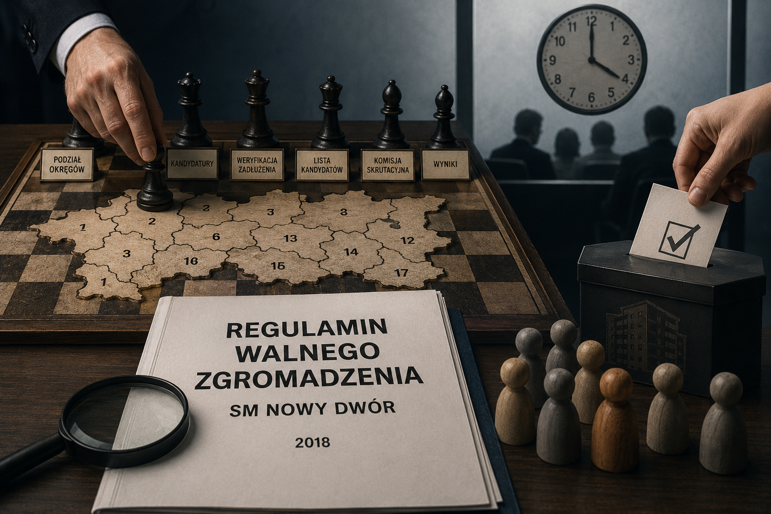 Regulamin Walnego Zgromadzenia SM Nowy Dwór — analiza zapisów